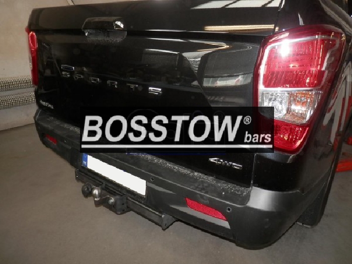 Anhängerkupplung für Ssang Yong-Rexton Pickup Sports- Pickup, Baureihe 2018-2023 starr